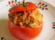 Tomates farcies complètes lentilles quinoa (Vegan)