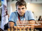 Français Maurizzi Champion Monde Junior d'échecs
