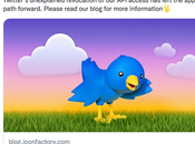 Twitter interdit applications externes