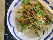 Haricots verts avec cacahuètes