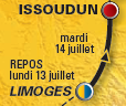 Tour France Limoges juillet