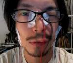 Stimulus électrique visage Daito Manabe