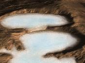 Découverte glaciers Mars lattitudes moyennes