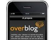 Application Iphone pour Overblog