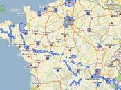 villes françaises plus Google Street View