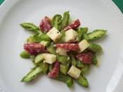Menu Pâques (1): Insalata asparagi, salame Fiore romano