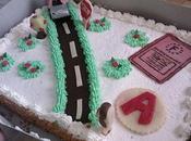 Gâteau thème: obtention permis conduire