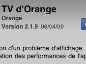 Mise jour pour d’Orange