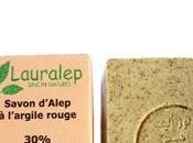 Savon d'Alep gommant l'argile rouge Lauralep