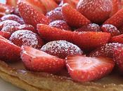Tarte fraises ganache épicée chocolat blanc