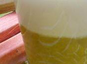 Crème mascarpone compote rhubarbe