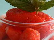 Mousse yaourt fraise