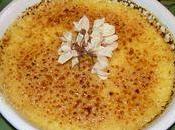 Crème brûlée fleurs d'acacia