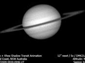 Saturne avec transit l’ombre Rhéa