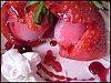 Sorbet Fraises/Hibiscus pour Fraises Profiteroles