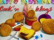 Petits cakes amandes coeur cerise pour l’anniversaire