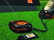 Chargeur téléphone écologique Orange power pump
