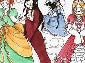 girls jouent princesses