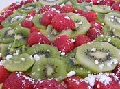 Tarte fraises kiwis