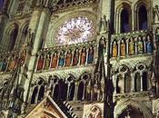 portail polychrome cathédrale d'Amiens.
