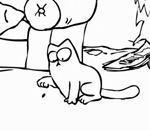 Quand chat chasse mouche