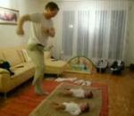 Papa bébés dansent rythme