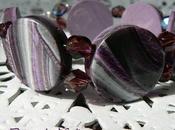 Bracelet Améthyste Fimo