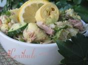 Salade d'artichaut, thon, coriandre câpres