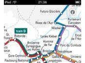 tramway Strasbourg dans iPhone iPod Touch…