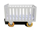 crib babies with yellow tires