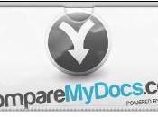 Comparer plusieurs fichiers doc, docx, avec CompareMyDocs.