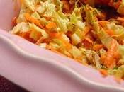 Salade carotte-chou chinois crudités d'Automne