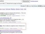 Affichage d'un lien dans descriptif résultat recherche Google