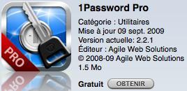 Passe sécurisant avec 1Password Promo