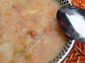 Soupe chou chorizo Chorizo cabbage soup Caldo (verde) branco