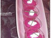 mousse toute rose betterave chévre..