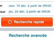 Voyages SNCF commande billets iPhone