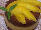 crousti-fondant, mangue-chocolat.