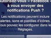 Facebook pour iPhone 3.1: notifications mode push synchronisation contacts