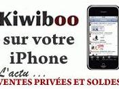 Application iPhone pour suivre sites Soldes ventes privées