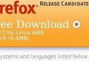 Firefox Release Candidate disponible téléchargement