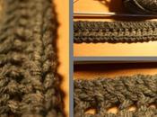 Knitted lace belt