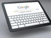 concept d’interface pour Chrome tablette tactile