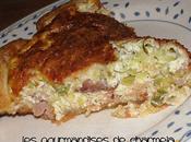 Tarte thon, Chorizo Courgettes