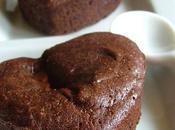 Love muffin chocolat, coeur fondant