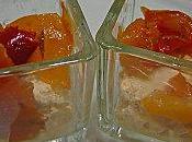 Verrines apéritives poivrons fromage piment d'espelette