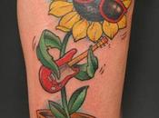 tatouage floral jour