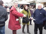 foule candidats marché Louviers