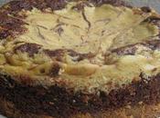 Cheesecake marbré fondant chocolat vanille