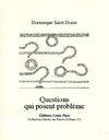 Questions posent problème, Dominique Saint-Dizier (lecture d'Alain Helissen)